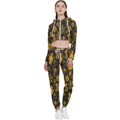 Christmas Cropped Zip Up Lounge Set by nateshop