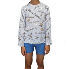 Christmas Kids  Long Sleeve Swimwear