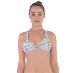 Christmas Halter Neck Bikini Top