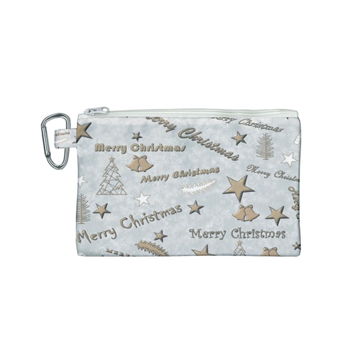 Christmas Canvas Cosmetic Bag (Small)