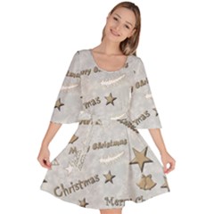 Christmas Velour Kimono Dress by nateshop