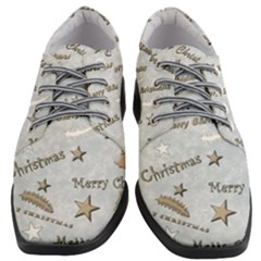 Christmas Women Heeled Oxford Shoes