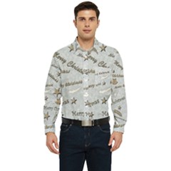 Christmas Men s Long Sleeve Pocket Shirt 