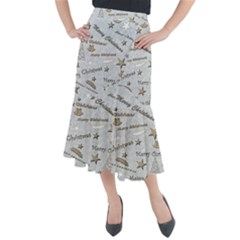 Christmas Midi Mermaid Skirt