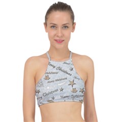 Christmas Racer Front Bikini Top by nateshop