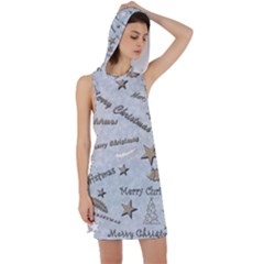 Christmas Racer Back Hoodie Dress