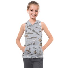 Christmas Kids  Sleeveless Hoodie