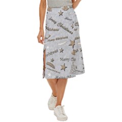 Christmas Midi Panel Skirt by nateshop