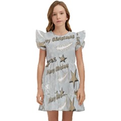 Christmas Kids  Winged Sleeve Dress