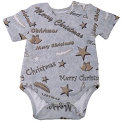 Christmas Baby Short Sleeve Onesie Bodysuit by nateshop