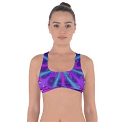 Wallpaper Tie Dye Pattern Got No Strings Sports Bra by Wegoenart