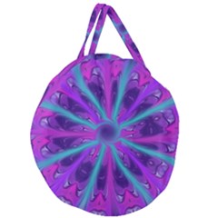 Wallpaper Tie Dye Pattern Giant Round Zipper Tote by Wegoenart