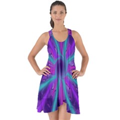 Wallpaper Tie Dye Pattern Show Some Back Chiffon Dress by Wegoenart