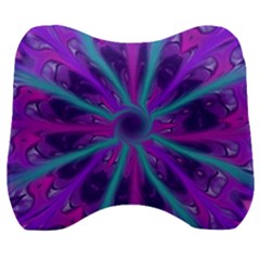 Wallpaper Tie Dye Pattern Velour Head Support Cushion by Wegoenart