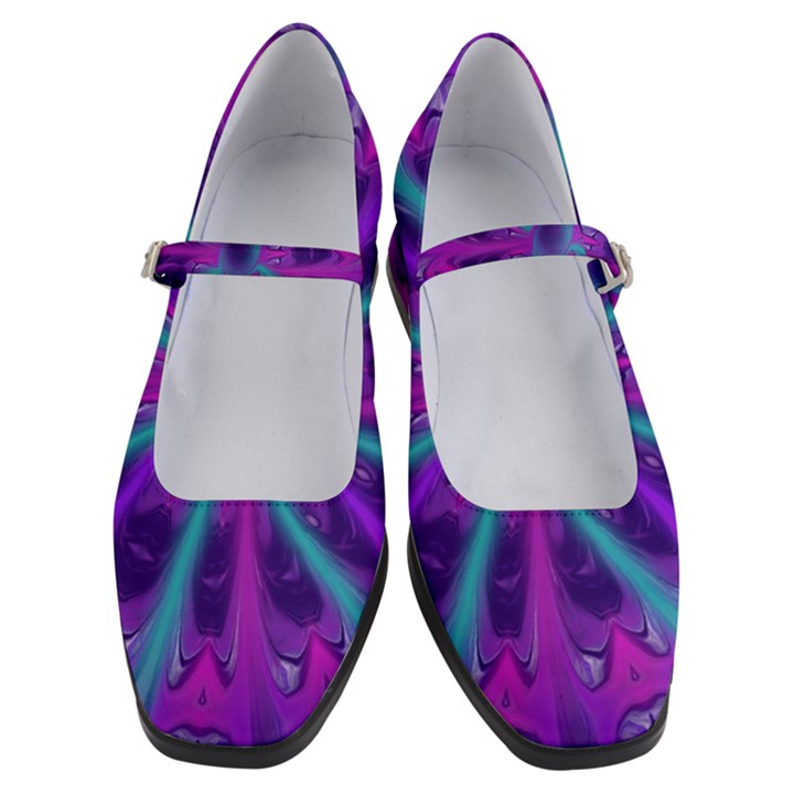 Wallpaper Tie Dye Pattern Women s Mary Jane Shoes