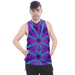 Wallpaper Tie Dye Pattern Men s Sleeveless Hoodie by Wegoenart