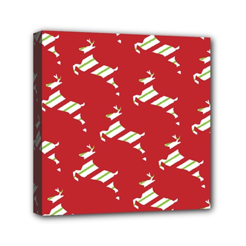 Christmas-merry Christmas Mini Canvas 6  X 6  (stretched) by nateshop