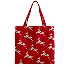 Christmas-merry Christmas Zipper Grocery Tote Bag by nateshop