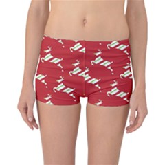 Christmas-merry Christmas Reversible Boyleg Bikini Bottoms by nateshop