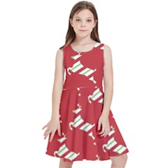 Christmas-merry Christmas Kids  Skater Dress by nateshop