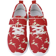 Christmas-merry Christmas Men s Velcro Strap Shoes by nateshop