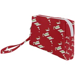 Christmas-merry Christmas Wristlet Pouch Bag (small) by nateshop