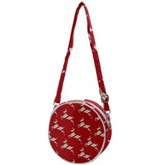 Christmas-merry Christmas Crossbody Circle Bag by nateshop