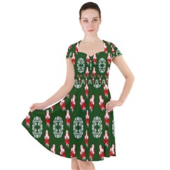 Christmas-09 Cap Sleeve Midi Dress by nateshop