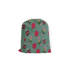 Cute ,merry Christmas Drawstring Pouch (small) by nateshop