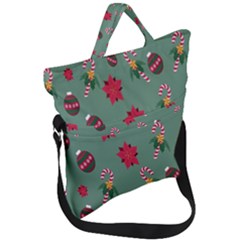 Cute ,merry Christmas Fold Over Handle Tote Bag by nateshop