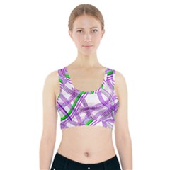 Form Background Drawing Design Sports Bra With Pocket by Wegoenart