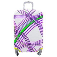 Form Background Drawing Design Luggage Cover (medium) by Wegoenart