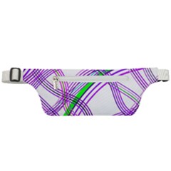 Form Background Drawing Design Active Waist Bag by Wegoenart