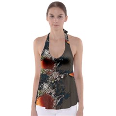 Fresh Water Tomatoes Babydoll Tankini Top by ConteMonfrey