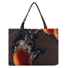 Fresh Water Tomatoes Zipper Medium Tote Bag by ConteMonfrey