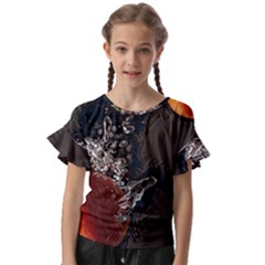 Fresh Water Tomatoes Kids  Cut Out Flutter Sleeves by ConteMonfrey