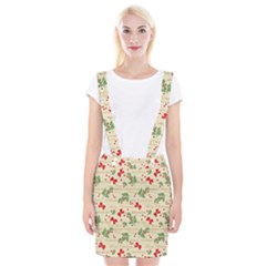 Christmas-paper Braces Suspender Skirt