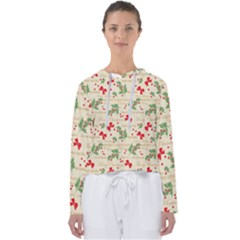 Christmas-paper Women s Slouchy Sweat