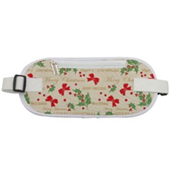 Christmas-paper Rounded Waist Pouch by nateshop