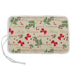 Christmas-paper Pen Storage Case (m)