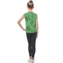 Green Nature Pattern Kids  Mesh Tank Top View2