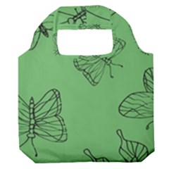 Green Nature Pattern Premium Foldable Grocery Recycle Bag