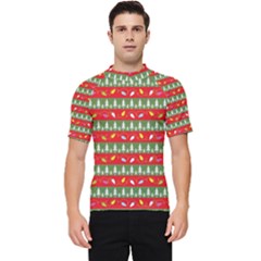 Christmas-papers Men s Short Sleeve Rash Guard by nateshop