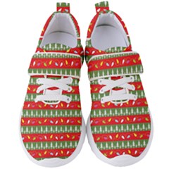 Christmas-papers Women s Velcro Strap Shoes