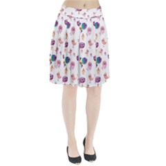 Fish Squid Bird Jellyfish Chicken Pleated Skirt by Wegoenart