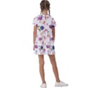 Fish Squid Bird Jellyfish Chicken Kids  Asymmetric Collar Dress View2