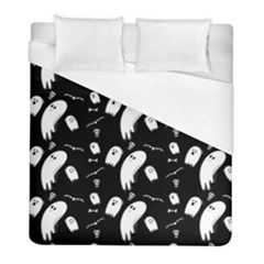 Ghost Background Halloween Duvet Cover (full/ Double Size) by Wegoenart