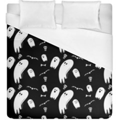 Ghost Background Halloween Duvet Cover (king Size) by Wegoenart