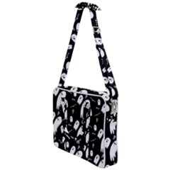 Ghost Background Halloween Cross Body Office Bag by Wegoenart