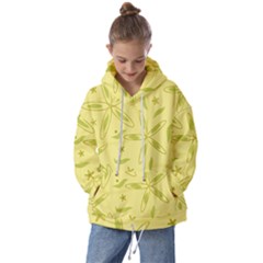 Wallpaper Floral Wallpaper Kids  Oversized Hoodie by Wegoenart